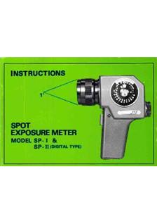 Capital SP 1 manual. Camera Instructions.